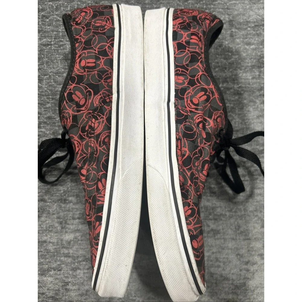 Vans x Disney Mickey Mouse Authentic Sneakers Black Red Men's 10/Women's‎ 10.5